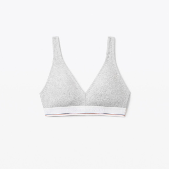 Alexanderwang v-neck bralette in ribbed jersey- brand new - sizes L and XL - Picture 4 of 11